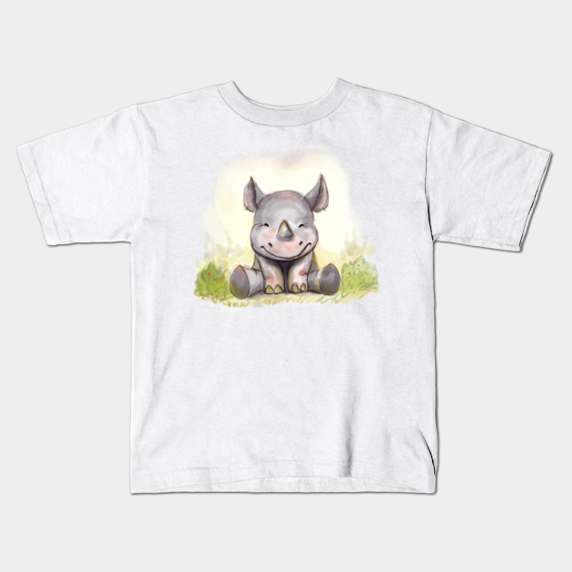 Baby Rhino Rhino Kids TShirt TeePublic